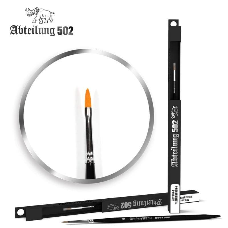 Abteilung 502 Filbert Brush 4 Synthetic Pinsel Malerei Malen Modellbau