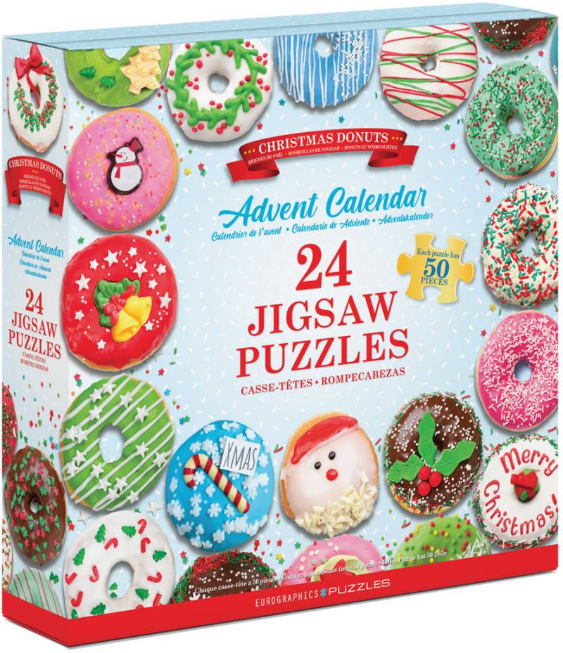 Weihnachtsdonuts - Puzzle-Weihnachtskalender