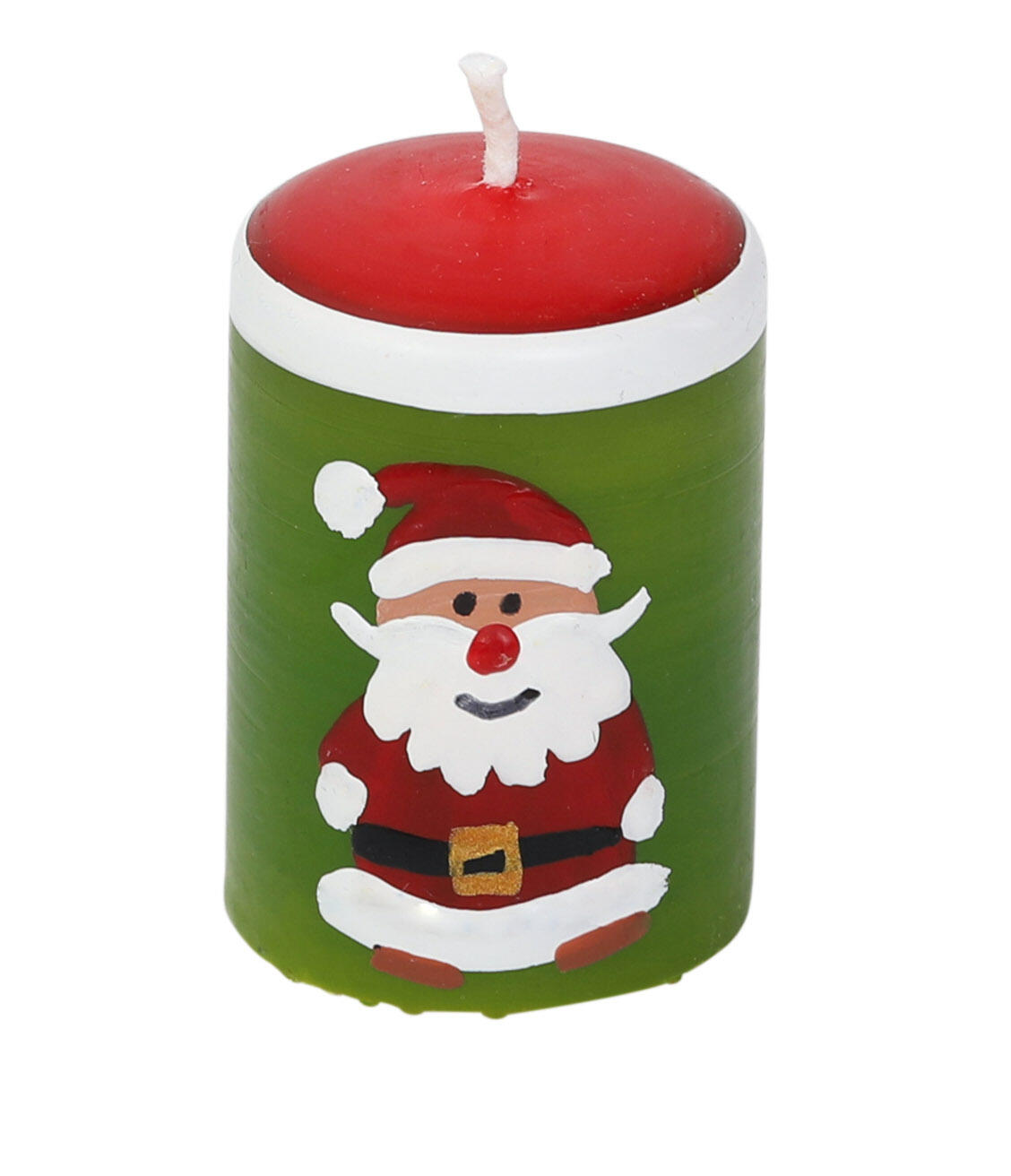 Ahrens Holzspielzeug - Kerze Stumpen / Weihnachtsmann