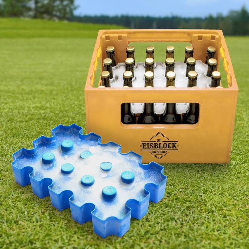 Bierkühler - Eisblockform für Bierkisten - 0,33 l Flaschen von Monsterzeug