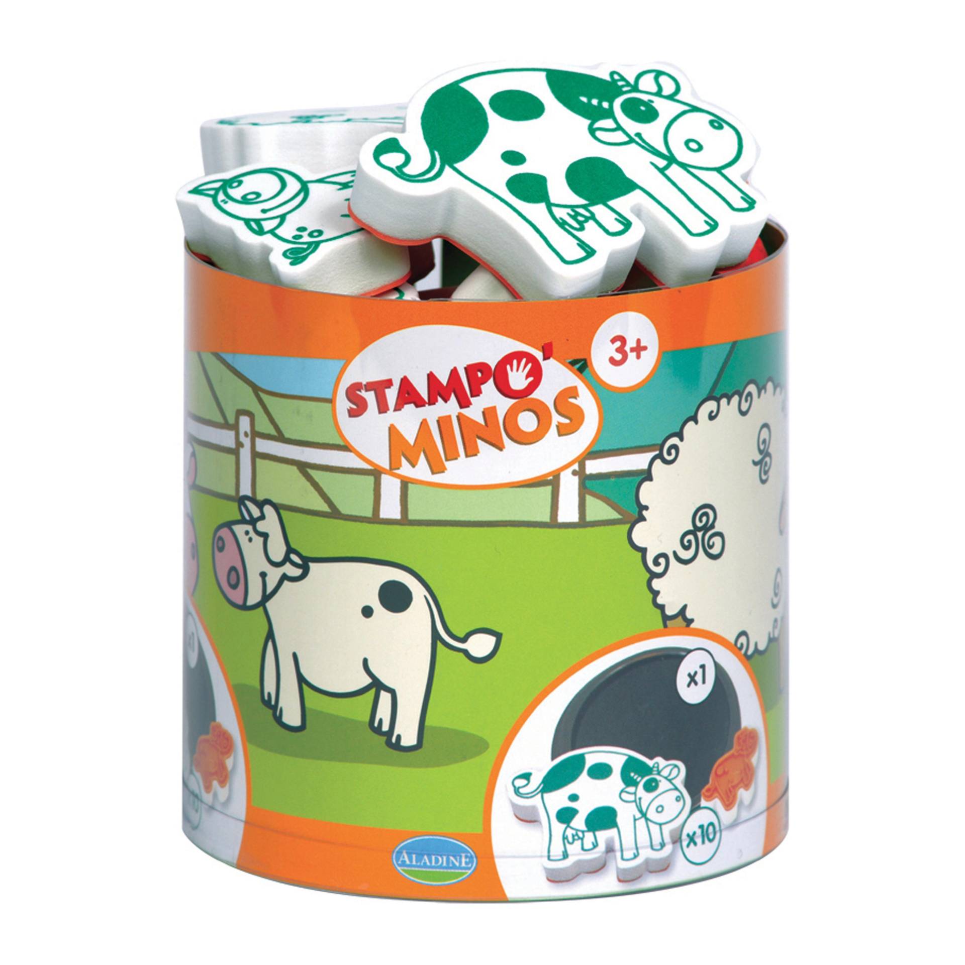 Aladine - Kinder Stempel Minos Bauernhof