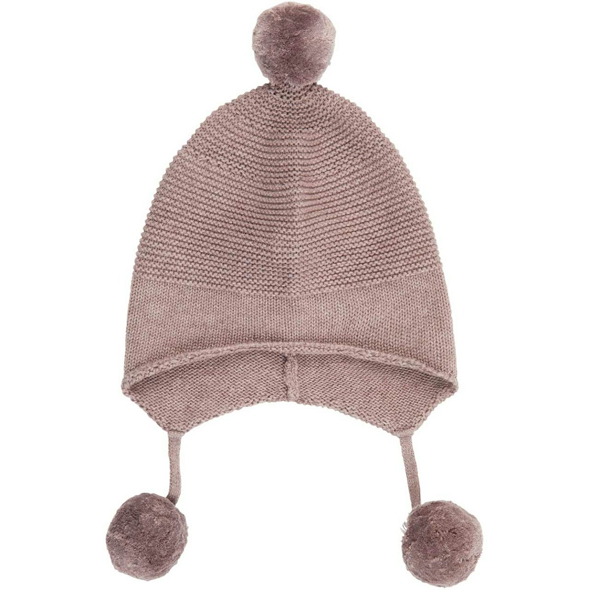 Altrosa leichte Bio Strickmütze 38/42