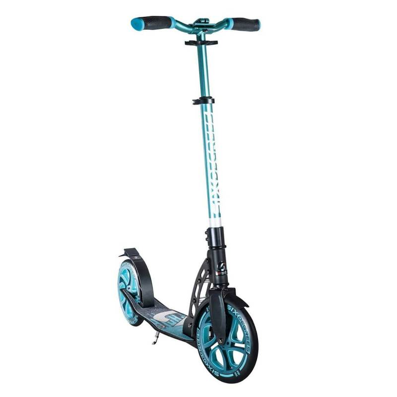 Alu Scooter Türkis bis 100kg 6-99 Jahre 215/230m-Räder Alu Scooter Türkis bis 100kg 6-99 Jahre 215/230m-Räder