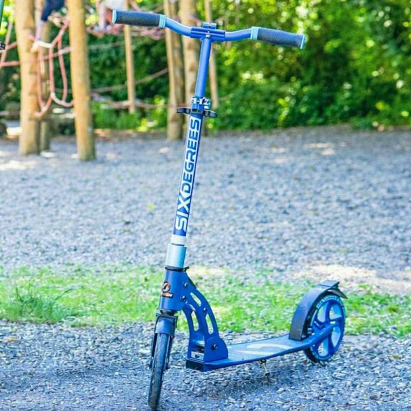 Alu Scooter ab 6 Jahre 35-100kg 205mm-Rädern blau
