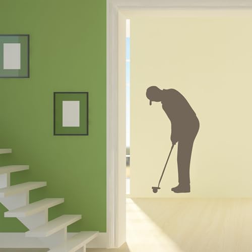 Ambiance-Live Wandaufkleber, Golfspieler, 2-110 x 55 cm, Schwarz Ambiance-Live Wandaufkleber, Golfspieler, 2-110 x 55 cm, Schwarz von Ambiance Sticker