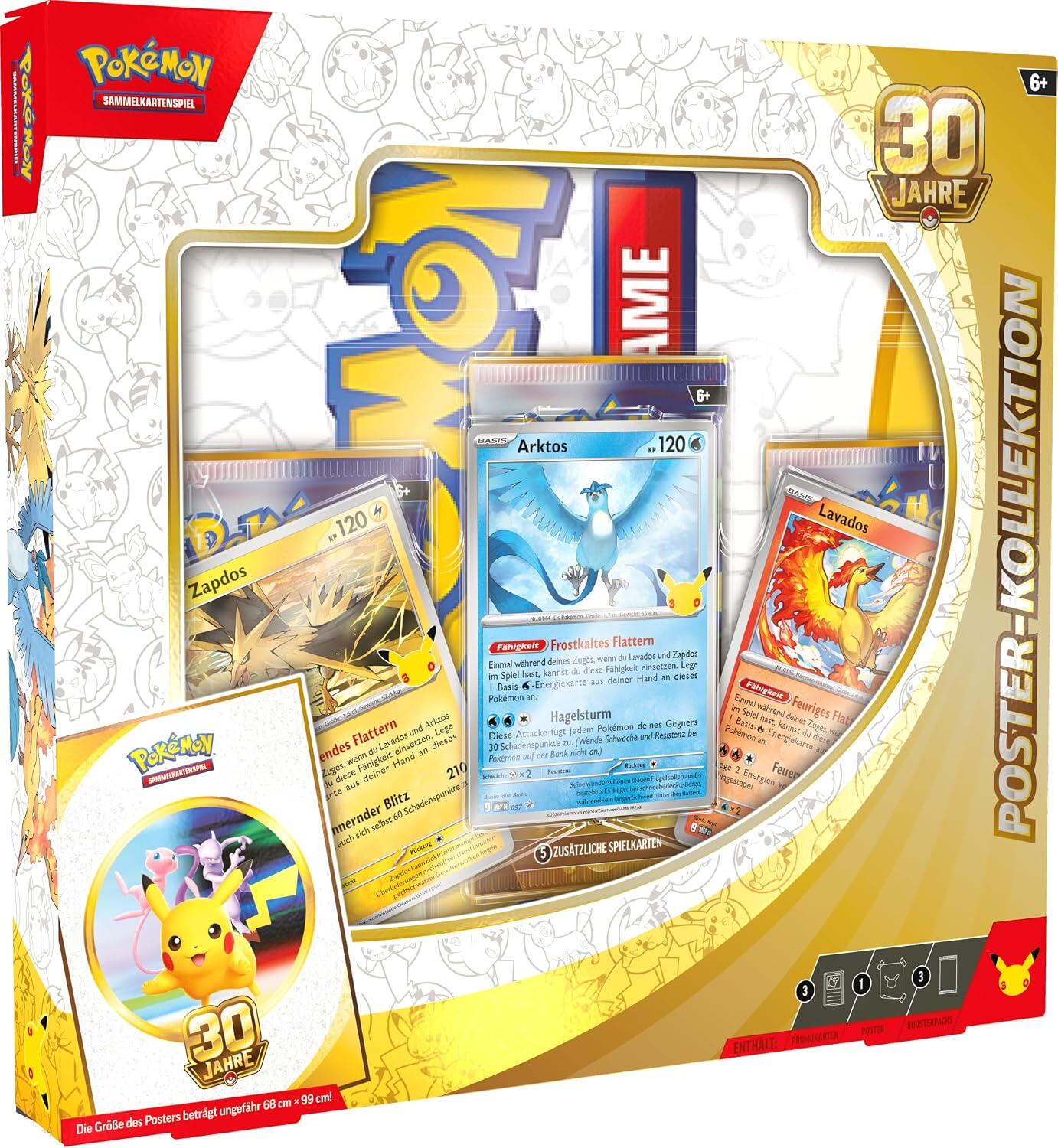 Amigo - Pokémon 30 Jahre Sammelkarten Posterkollektion