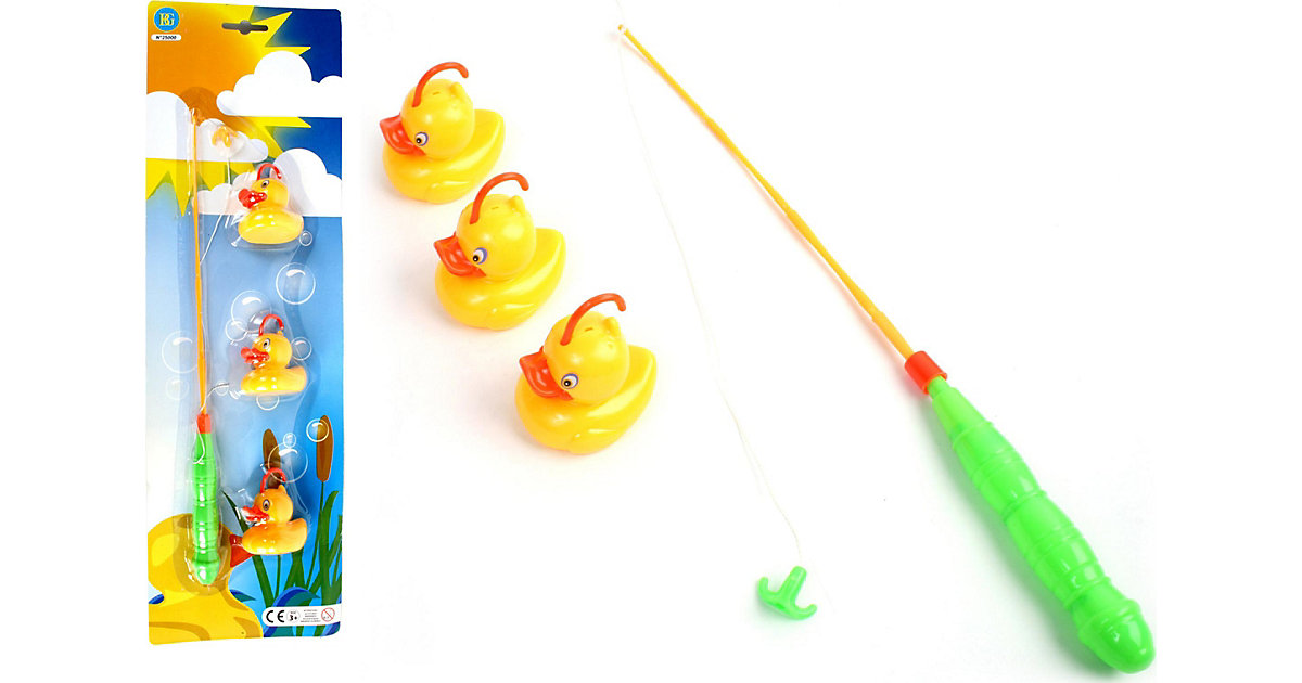 Angel-Set mit 3 Enten