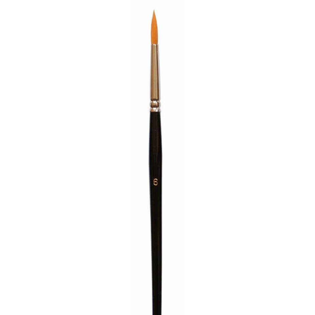 Aquarellpinsel Rund, Synth. Haar #6 Aquarellpinsel Rund, Synth. Haar #6