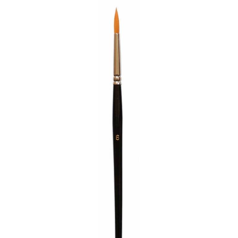 Aquarellpinsel Rund, Synth. Haar #6 Aquarellpinsel Rund, Synth. Haar #6