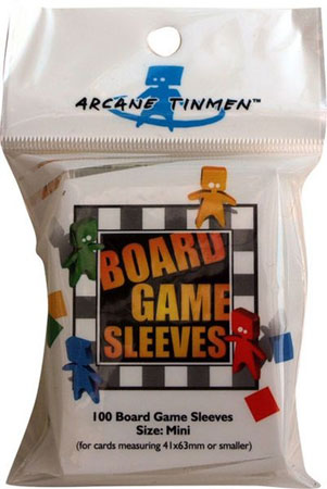 Arcane Tinmen - 100 Kartenhuellen f�r Kartengroe�e 41 x 63 mm mini