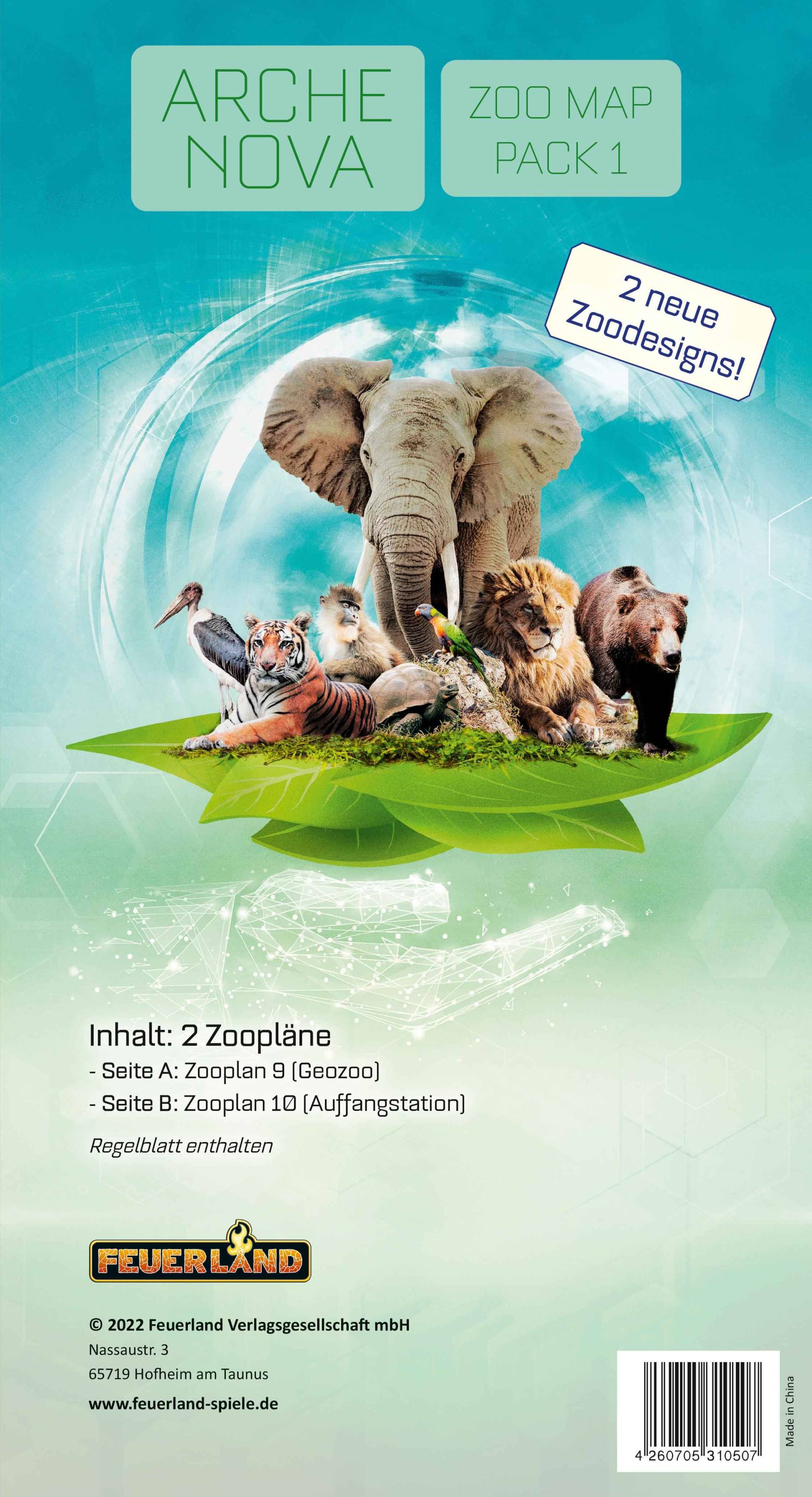 Arche Nova | Zoo Map Pack 1 - Minierweiterung