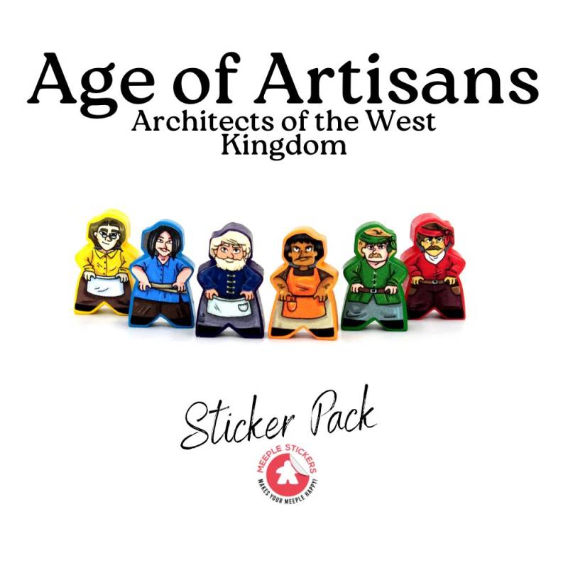 Architekten des Westfrankenreichs �ra der Handwerker - Stickerpack