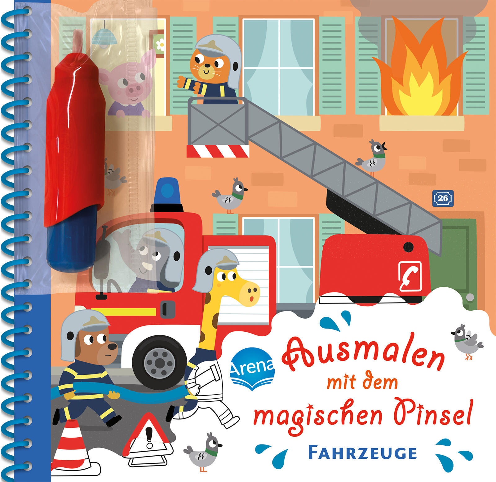 Arena Verlag - Ausmalen mit dem magischen Pinsel. Fahrzeuge Arena Verlag - Ausmalen mit dem magischen Pinsel. Fahrzeuge