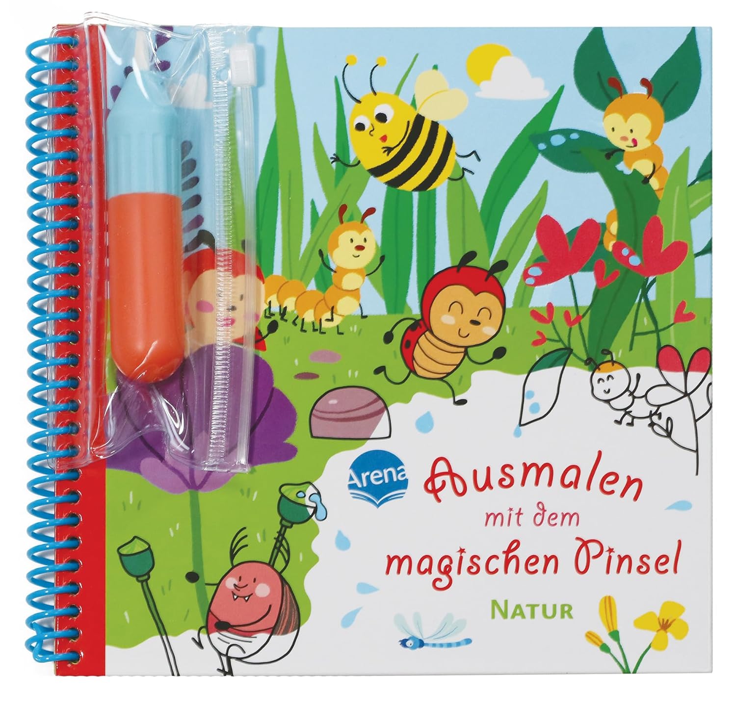 Arena Verlag - Ausmalen mit dem magischen Pinsel. Natur