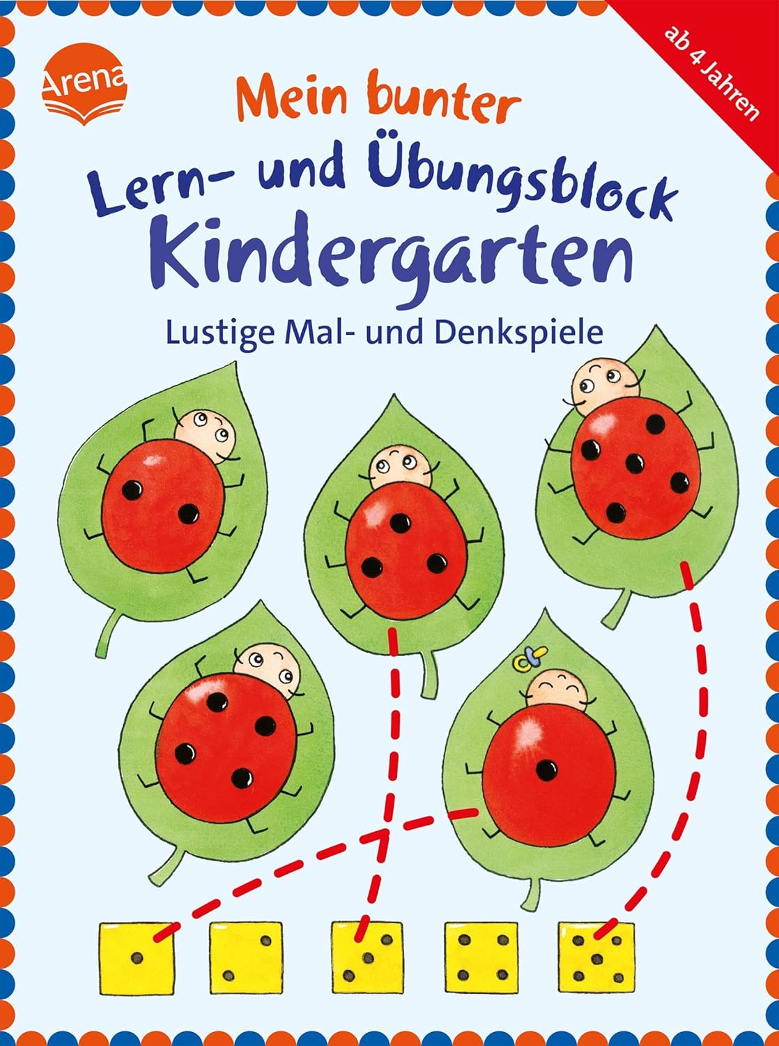 Arena Verlag - Lustige Mal-und Denkspiele, Mein bunter Lern- & Übungsblo