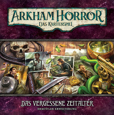 Arkham Horror: Das Kartenspiel | Das vergessene Zeitalter - Ermittler-Erweiterung