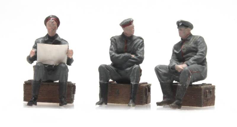 Artitec Ausruhende Soldaten Deutsches Heer WWI H0 Modelleisenbahn