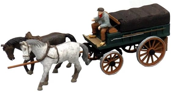 Artitec Bauernwagen mit Plane H0 Modelleisenbahn