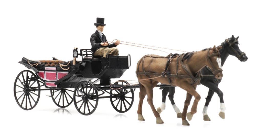 Artitec Landauer Kutsche offen H0 Modelleisenbahn