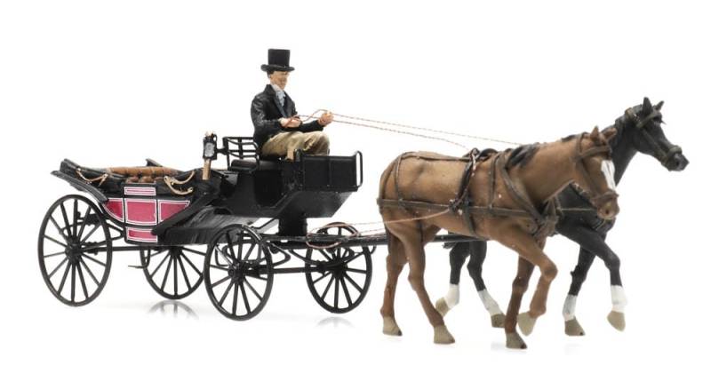 Artitec Landauer Kutsche offen H0 Modelleisenbahn
