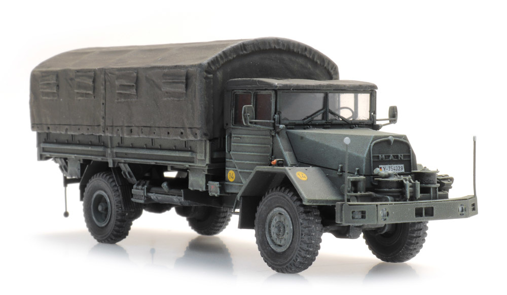 Artitec MAN 630 L2 AE Cargo Bundeswehr Bausatz H0 Modelleisenbahn Artitec MAN 630 L2 AE Cargo Bundeswehr Bausatz H0 Modelleisenbahn