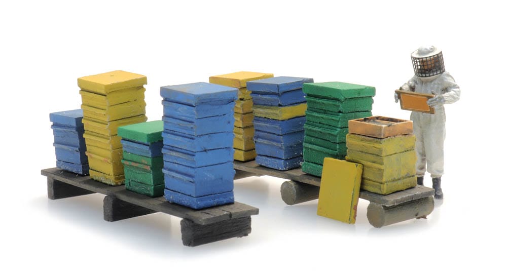 Artitec Magazinebeuten mit Imker H0 Modelleisenbahn