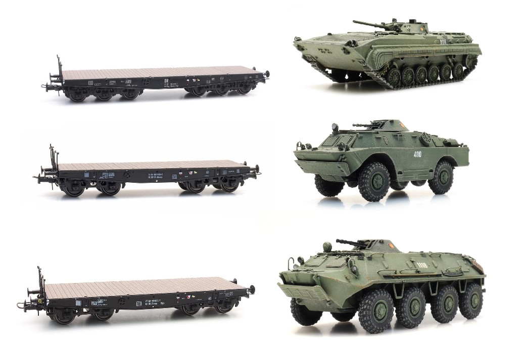 Artitec Militärtransport "NVA Schützenpanzer" DR Epoche IV H0 MoBa