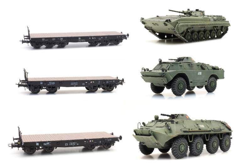 Artitec Militärtransport "NVA Schützenpanzer" DR Epoche IV H0 MoBa