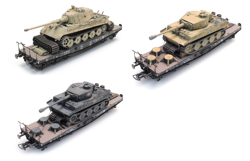Artitec Militärtransport "Tiger" DR Epoche II H0 Modelleisenbahn