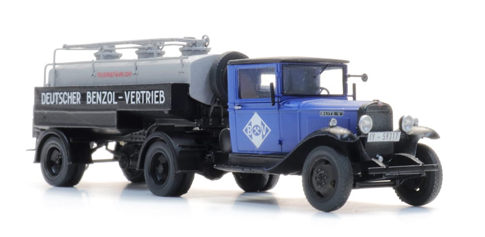 Artitec Opel Blitz 6 Tanklaster Aral H0 Modelleisenbahn