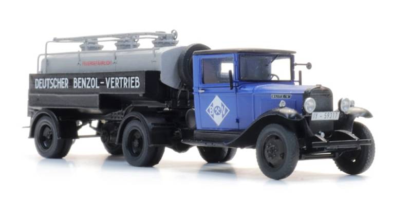 Artitec Opel Blitz 6 Tanklaster Aral H0 Modelleisenbahn