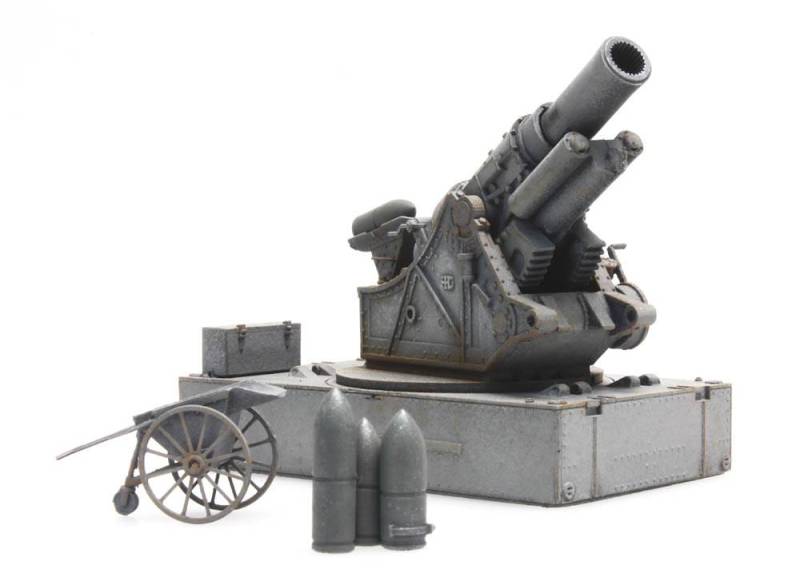 Artitec Skoda 30,5 cm Mörser M1916 H0 Modelleisenbahn