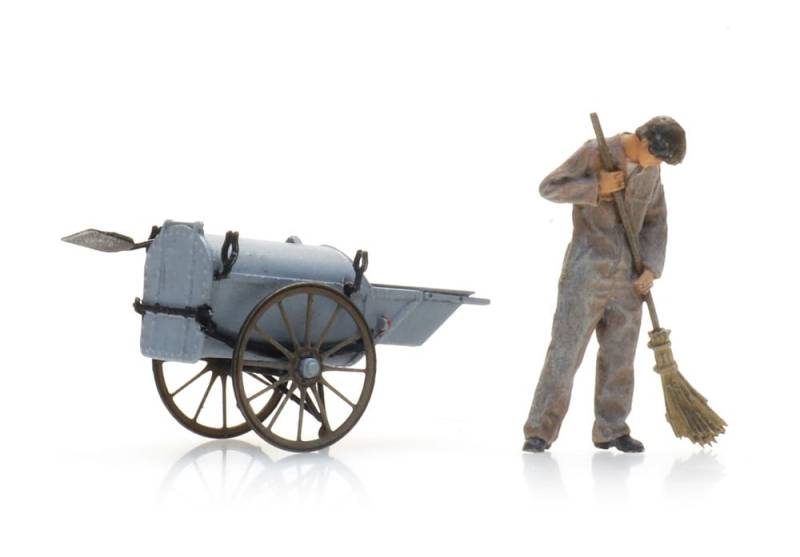 Artitec Strassenfeger mit Karren H0 Modelleisenbahn