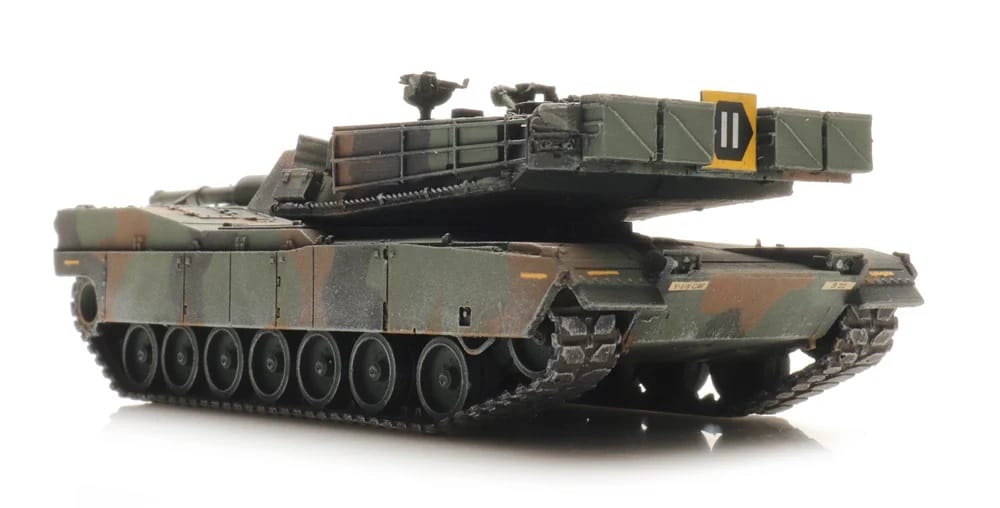 Artitec US M1A1 Abrams NATO camo train load H0 Modelleisenbahn