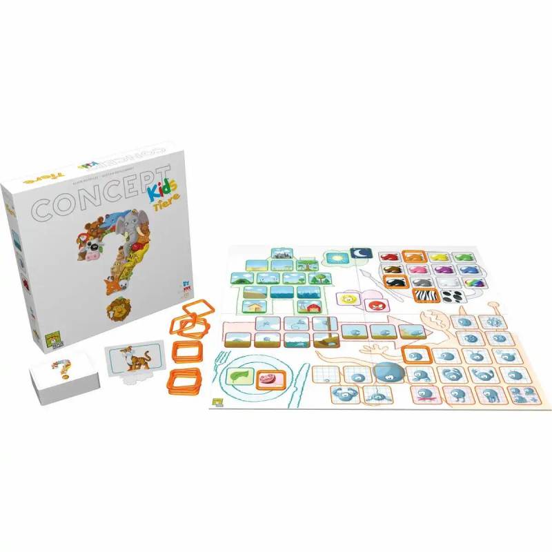 Asmodee - Concept Kids Tiere – Brettspiel von Repos Production