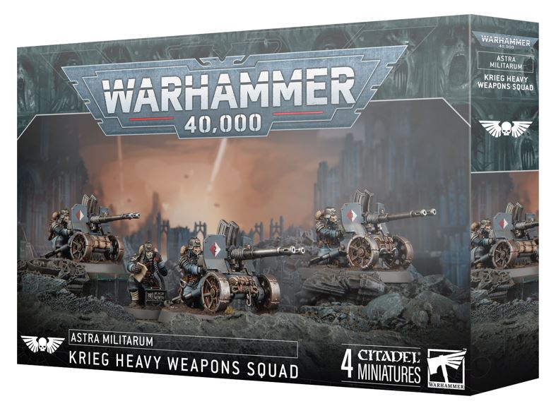 Astra Militarum Krieg Heavy Weapons Squad Kommando GamesWorkshop Death korps