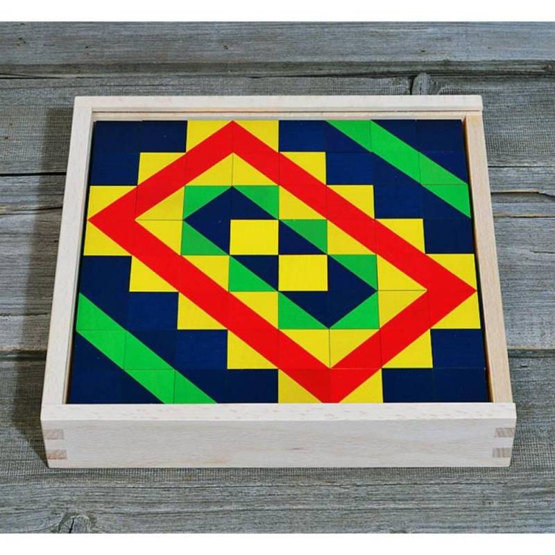 Atelier Fischer - Klötzlimosaik 64-tlg