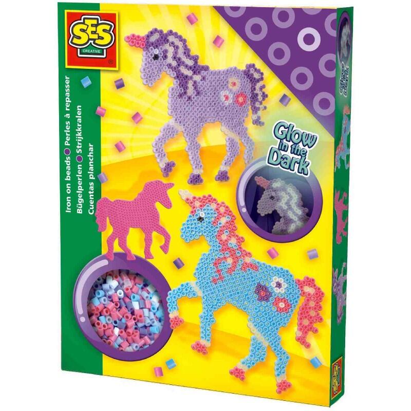 Aurich - Bügelperlen / Motiv Einhorn