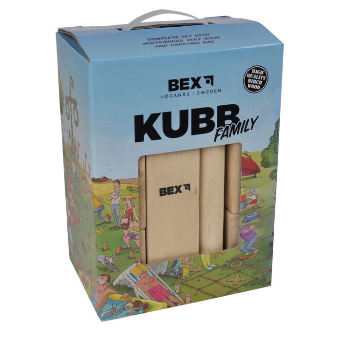 Aurich - Kubb / Wikingerspiel / Family Edition / Birkenholz