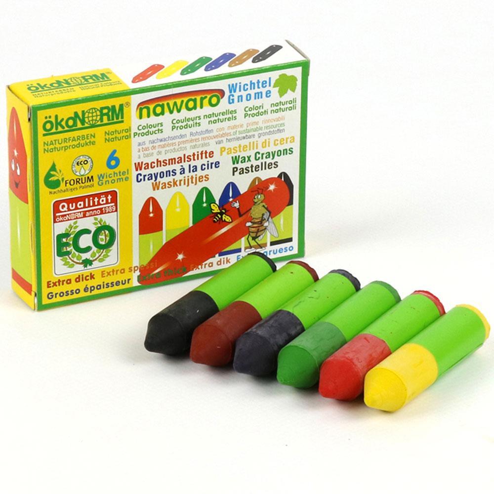 Aurich - Wachsmalstifte 6 Stück Wichtel Gnome