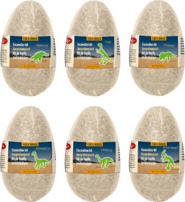 Ausgrabungsset Figur im Ei (nachtleuchtend) T-Rex World