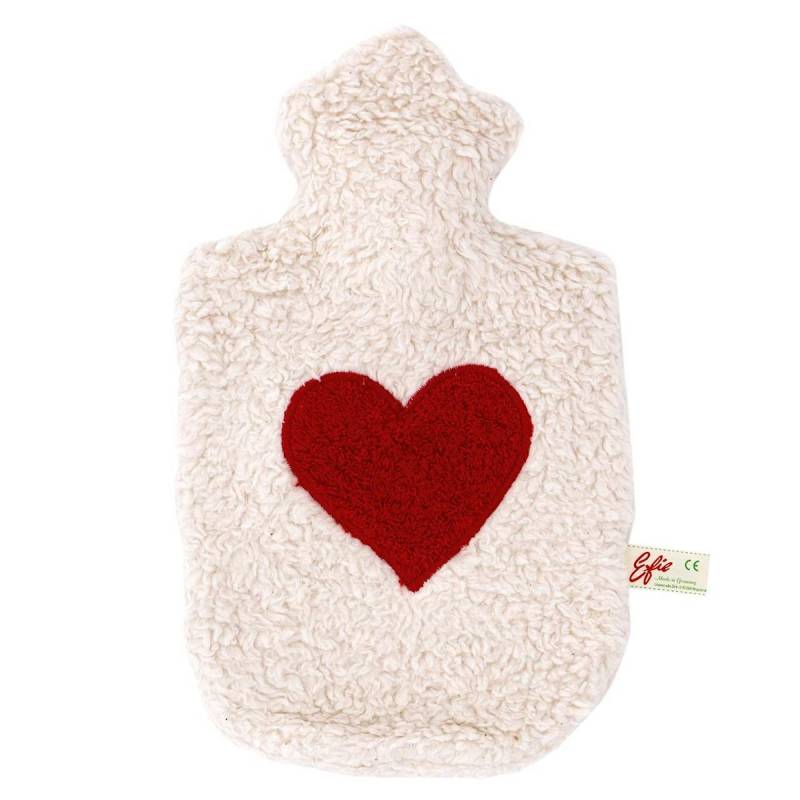 Auslaufsichere Wärmeflasche Herz 0,8l geruchsneutral Auslaufsichere Wärmeflasche Herz 0,8l geruchsneutral