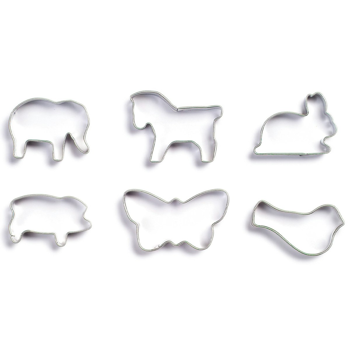 Ausstecher – 6 verschiedene Tiere