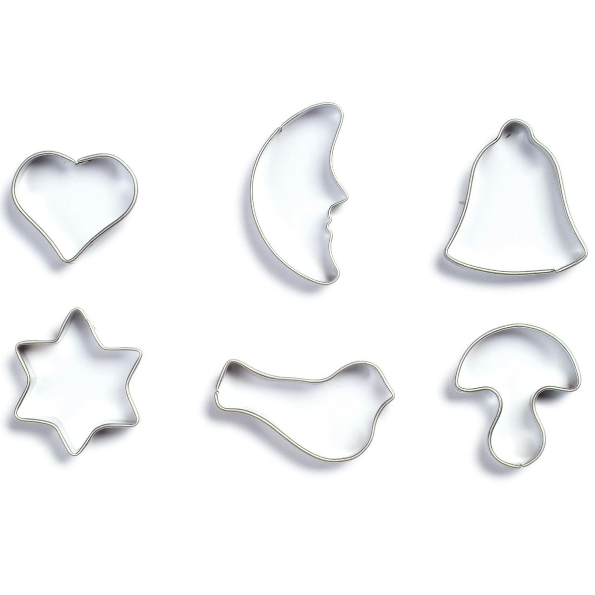 Ausstecher verschiedene Formen – 6-tlg. Set