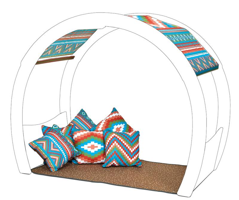 Azteken-Accessoire-Set für große Cosy Cove Azteken-Accessoire-Set für große Cosy Cove