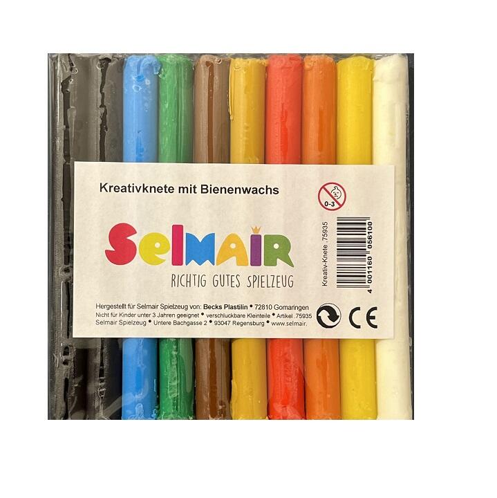 BECKS - Knete 10 St. mit Bienenwachs und Selmair-Logo BECKS - Knete 10 St. mit Bienenwachs und Selmair-Logo