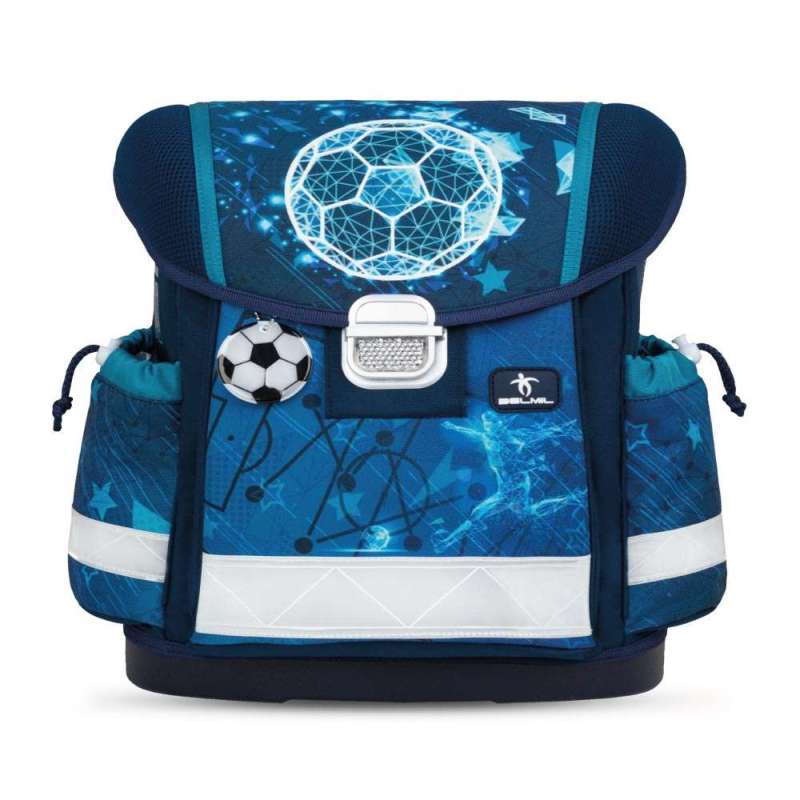 BELMIL Schulranzen CLASSY Set 4 tlg für Jungen, Belmil Designs Footballers BELMIL Schulranzen CLASSY Set 4 tlg für Jungen, Belmil Designs Footballers