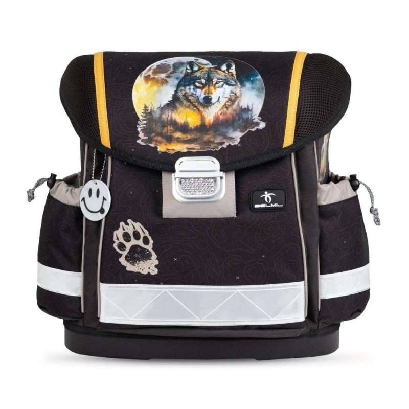 BELMIL Schulranzen CLASSY Set 4 tlg für Jungen, Belmil Designs Moonless Night