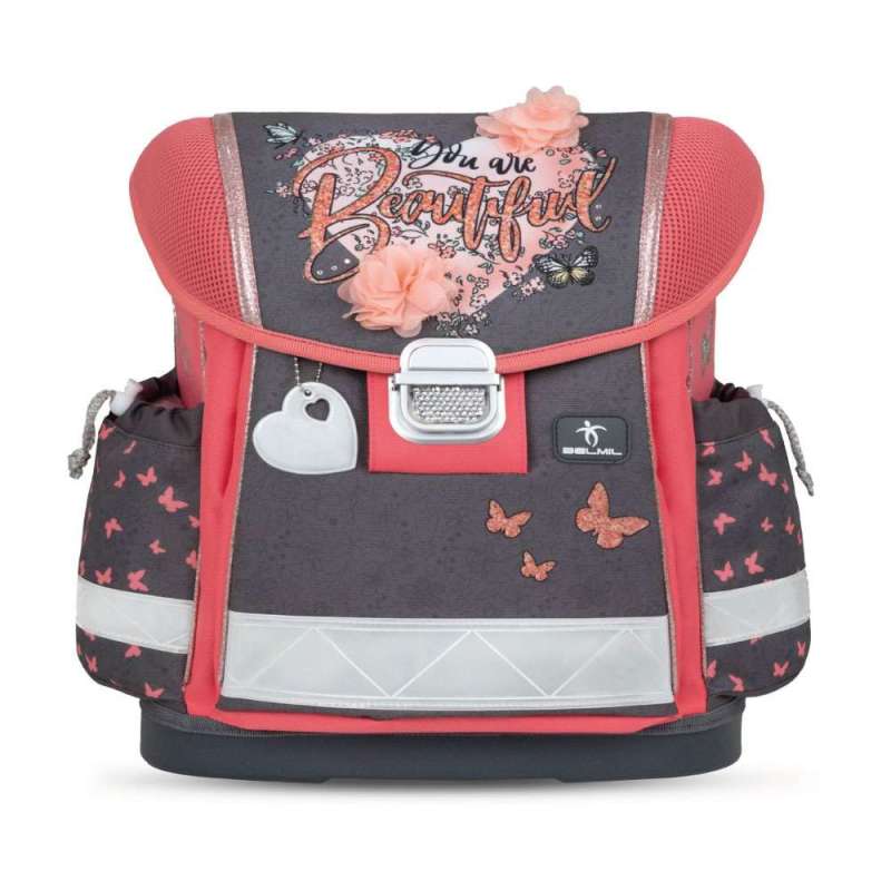 BELMIL Schulranzen CLASSY Set 4 tlg für Mädchen, Belmil Designs Bloomy Blossom BELMIL Schulranzen CLASSY Set 4 tlg für Mädchen, Belmil Designs Bloomy Blossom
