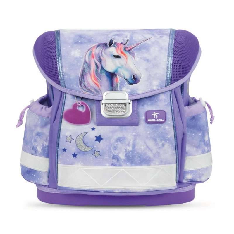 BELMIL Schulranzen CLASSY Set 4 tlg für Mädchen, Belmil Designs Mistyc Luna